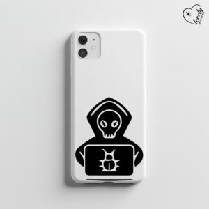 Hacker Mobile Vinyl Stickers