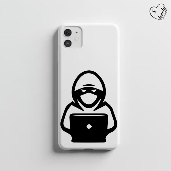 Hacker Mobile Vinyl Stickers