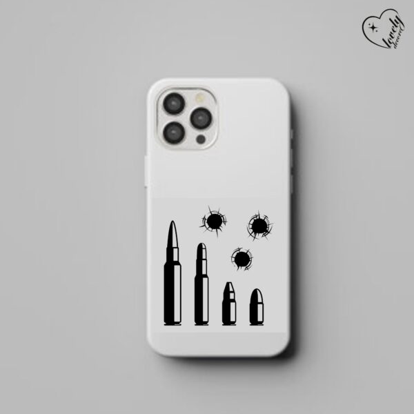 bullets Mobile Vinyl Stickers