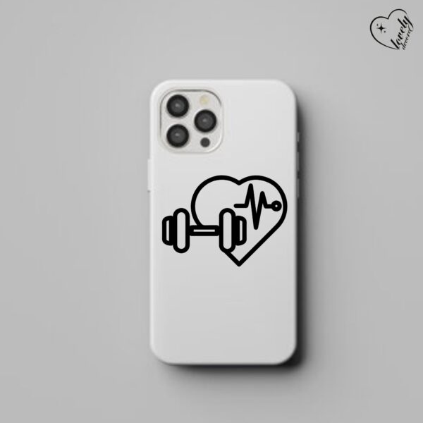 Gym Lovers Mobile Vinyl Stickers