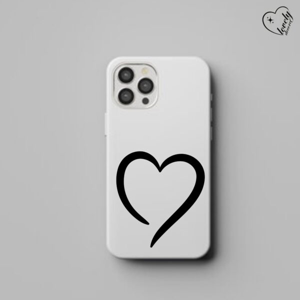 Heart Love Mobile Vinyl Stickers