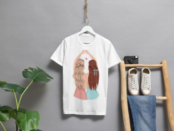 "Trendy & Stylish Besties T-Shirt – Perfect for Everyday Comfort"