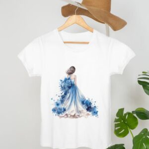 "Trendy & Stylish Girl from Behind T-Shirt – Perfect for Everyday Comfort"