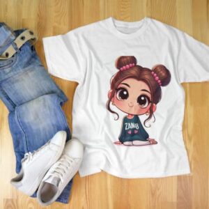 "Trendy & Stylish Adourable Girl T-Shirt – Perfect for Everyday Comfort"