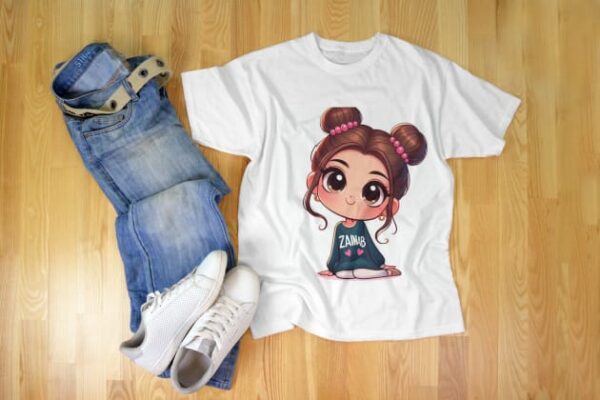 "Trendy & Stylish Adourable Girl T-Shirt – Perfect for Everyday Comfort"