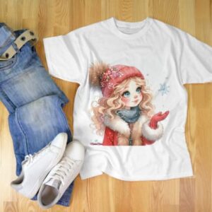 "Trendy Stylish Girl T-Shirt – Perfect for Everyday Comfort"