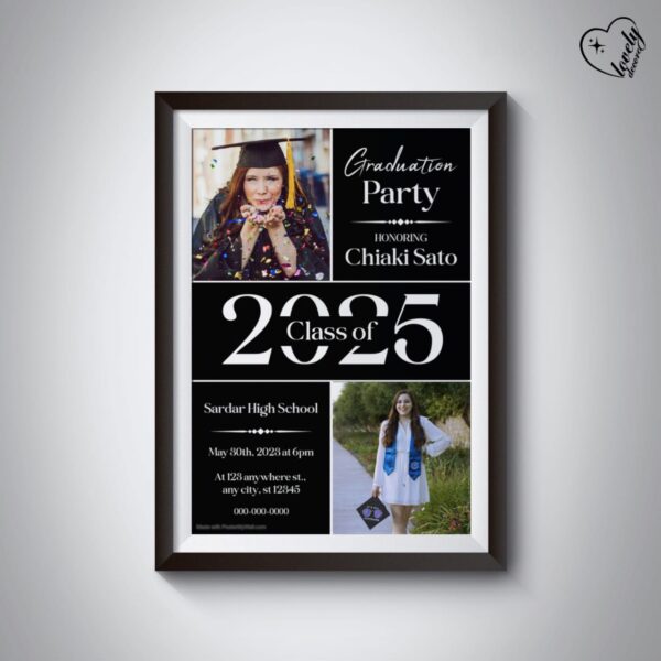 Exclusive 2025 Graduation Frame – Celebrate Your Achievement