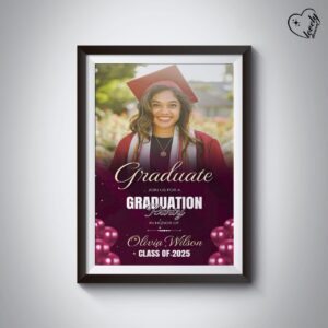 Exclusive Single Picture Personalized Graduation Frame – Celebrate Your Achievement