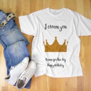 Customized Yellow Crown Birthday T-Shirts – Celebrate Every Moment in Style 2025