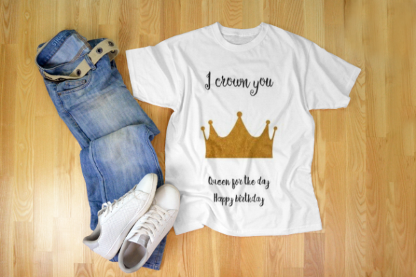 Customized Yellow Crown Birthday T-Shirts – Celebrate Every Moment in Style 2025