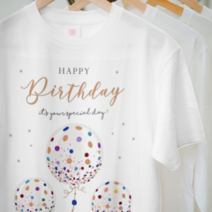 Customized Aesthetic Balloons Birthday T-Shirts – Celebrate Every Moment in Style 2025