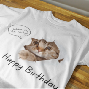 Customized Cat Lover Birthday T-Shirts – Celebrate Every Moment in Style 2025