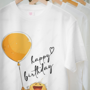 Customized Yellow Cartoon Birthday T-Shirts – Celebrate Every Moment in Style 2025