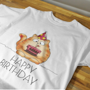 Customized Puffy Cat Birthday T-Shirts – Celebrate Every Moment in Style 2025