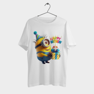 Customized Colorful Minion Birthday T-Shirts – Celebrate Every Moment in Style 2025