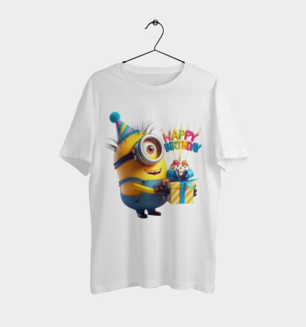 Customized Colorful Minion Birthday T-Shirts – Celebrate Every Moment in Style 2025