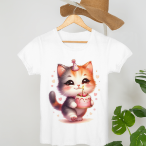 Customized Cute Kitty Birthday T-Shirts – Celebrate Every Moment in Style 2025