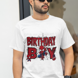 Customized Spidey Text Birthday T-Shirts – Celebrate Every Moment in Style 2025