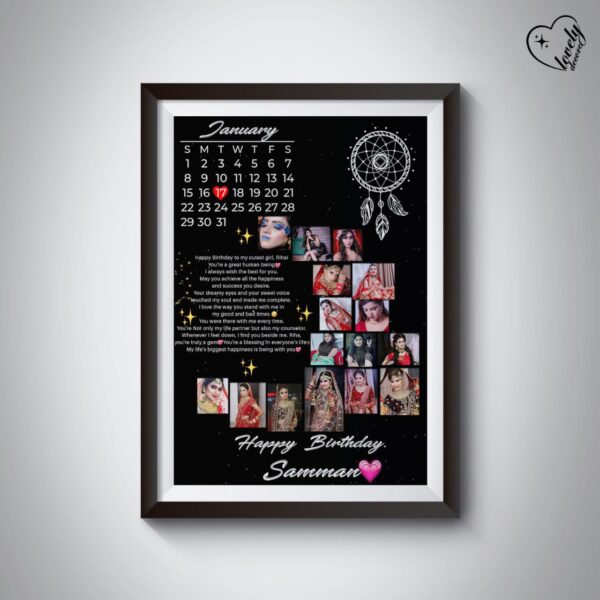 "Stylish & Trending Birthday Frame – Cherish Your Precious Moments"