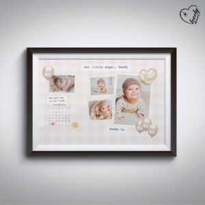 "Stylish Landscape Birthday Frame – Cherish Your Precious Moments"