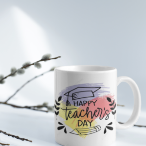 "Premium Ceramic Teachers Day Mug – Thoughtful Gift for Educators"