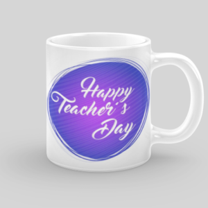 "Ceramic Beautiful Design Teacher Mug – Thoughtful Gift for Educators"