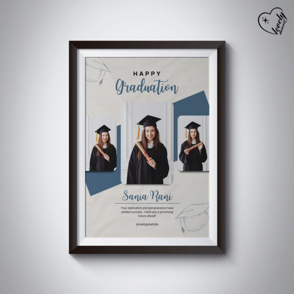 Exclusive Happy Graduation Frame – Celebrate Your Achievement