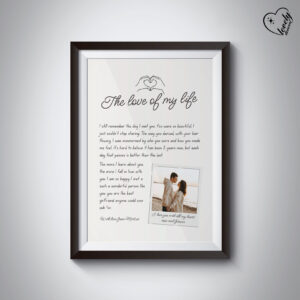 Custom Text for Love Anniversary Frame – Celebrate Your Love
