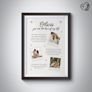 Custom For Wife Anniversary Frame – Celebrate Your Love