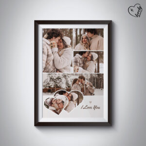 Custom I Love You Anniversary Frame – Celebrate Your Love