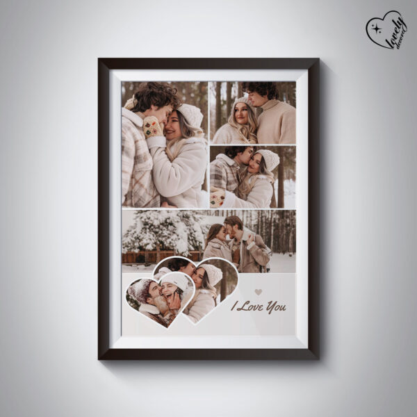 Custom I Love You Anniversary Frame – Celebrate Your Love