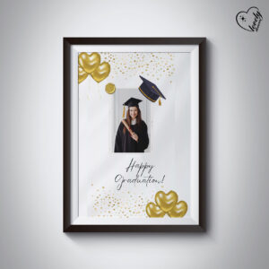 Exclusive Heart Balloons Graduation Frame – Celebrate Your Achievement